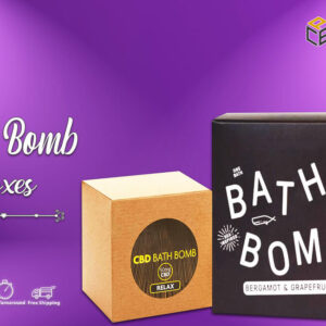 Printed bath bomb boxes