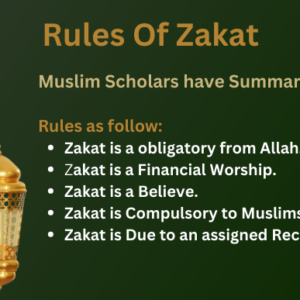 Rules of Zakat