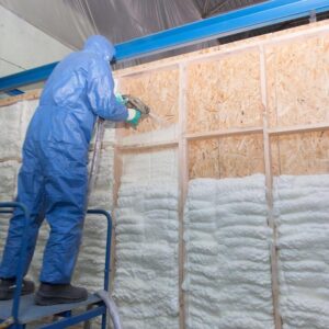 Open-cell spray foam insulation