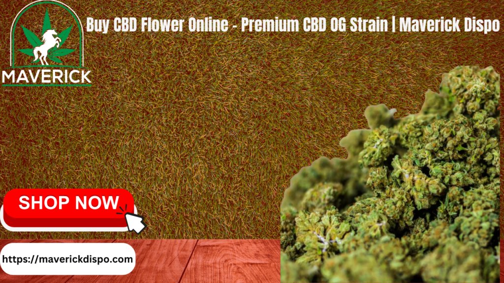 Buy CBD Flower Online Premium CBD OG Strain Maverick Dispo 1