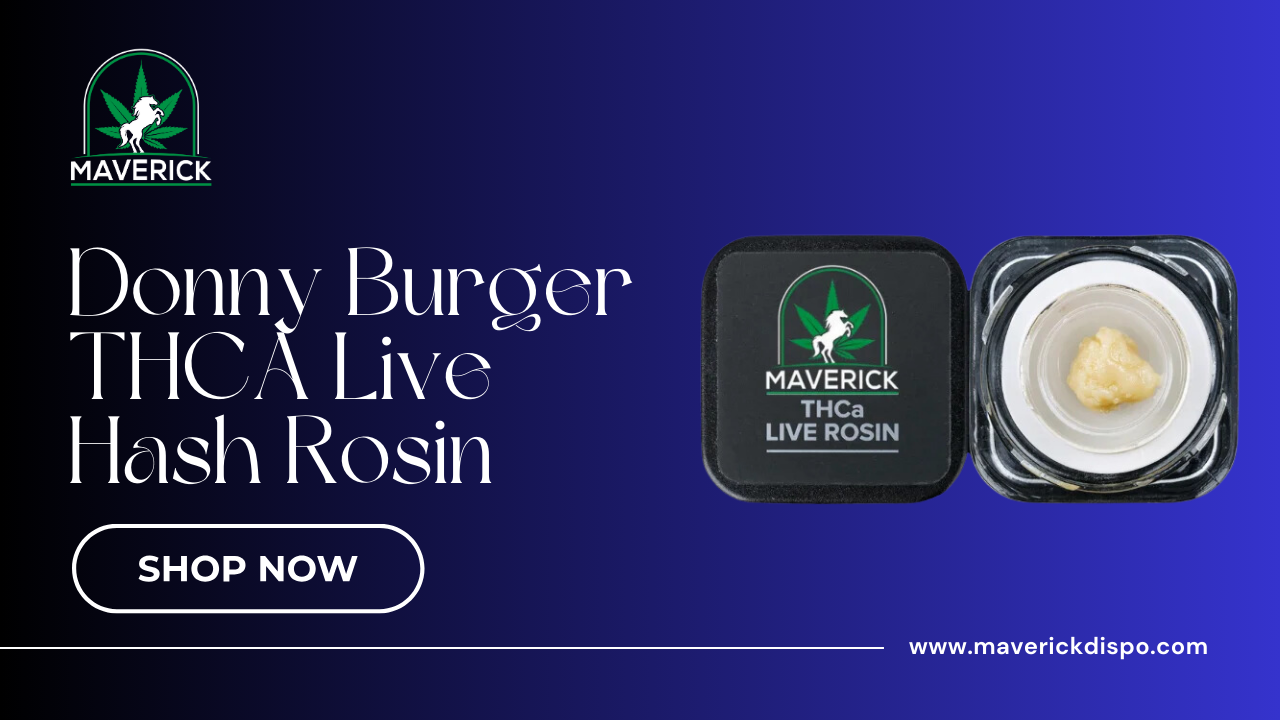 Donny Burger THCA Live Hash Rosin